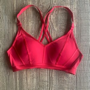 Victoria secret red sports bra